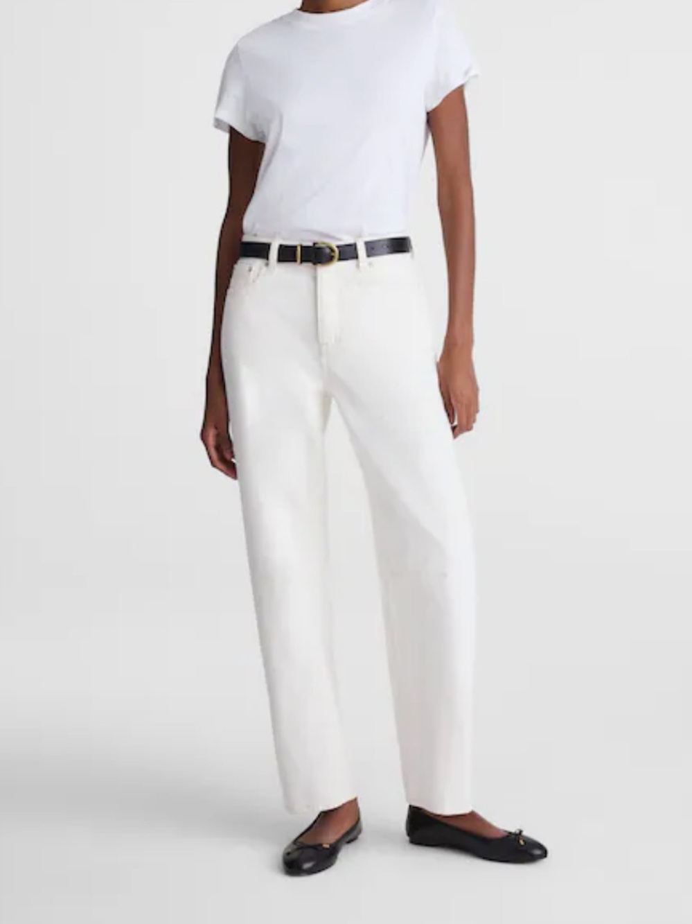 Madewell Petite Darted Barrel-Leg Jean